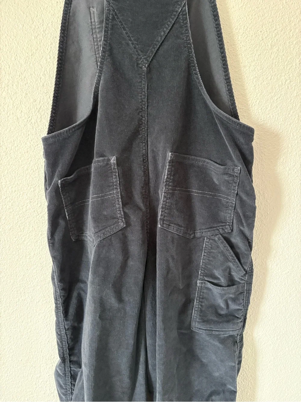 Patagonia kids overalls in corduroy smolder blue sz XXL